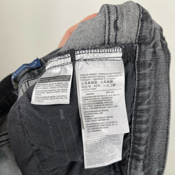 LEVI'S MEN'S 512 SLIM TAPER FIT SILVER HIGH SKINNY MID RISE JEANS W30/L32 - Picture 12 of 16